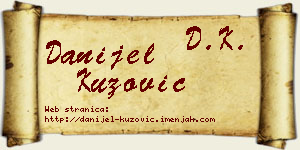 Danijel Kuzović vizit kartica